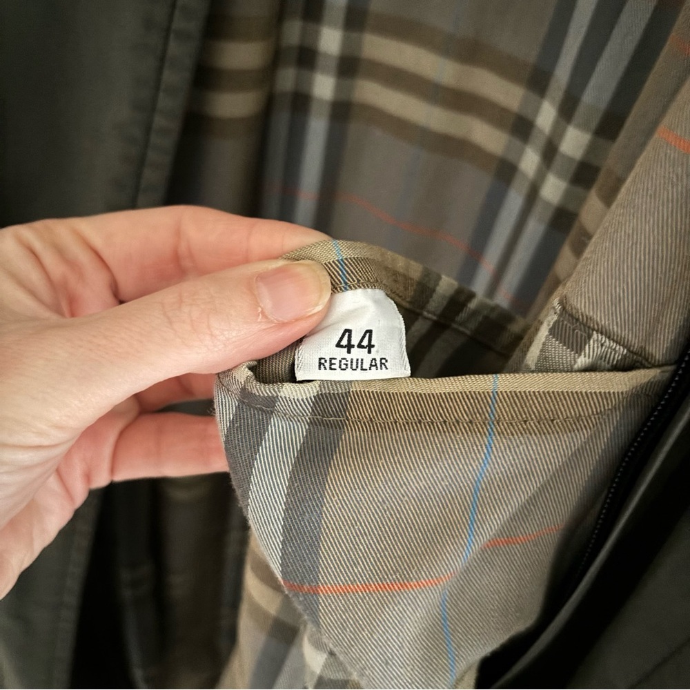 Burberry Olive Green Long Trench Coat - Picture 11 of 15
